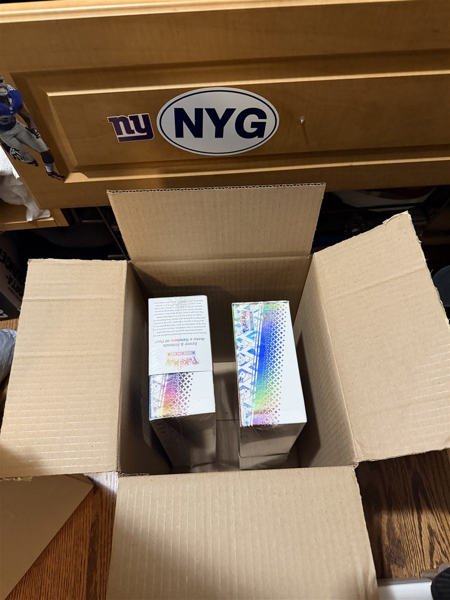 Pokemon products packed for delivery